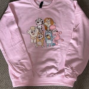 Pink Bluey and FriendsSweatshirt